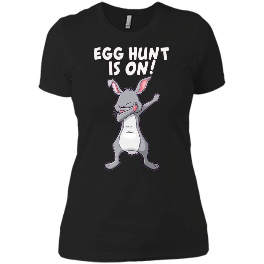 Egg Hunt Is On Easter Shirt – Easter Egg Hunting Shirt Next Level Ladies Boyfriend Tee