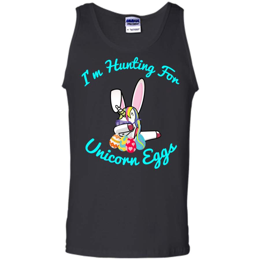 Easter Unicorn Shirt Im hunting for Unicorn eggs Tank Top