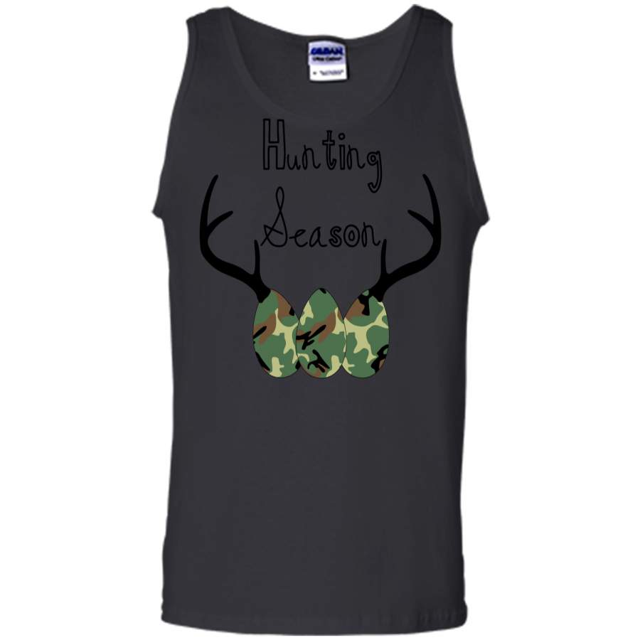 Camo Easter Egg Hunting Season Deer Horn T-shirt Tank Top