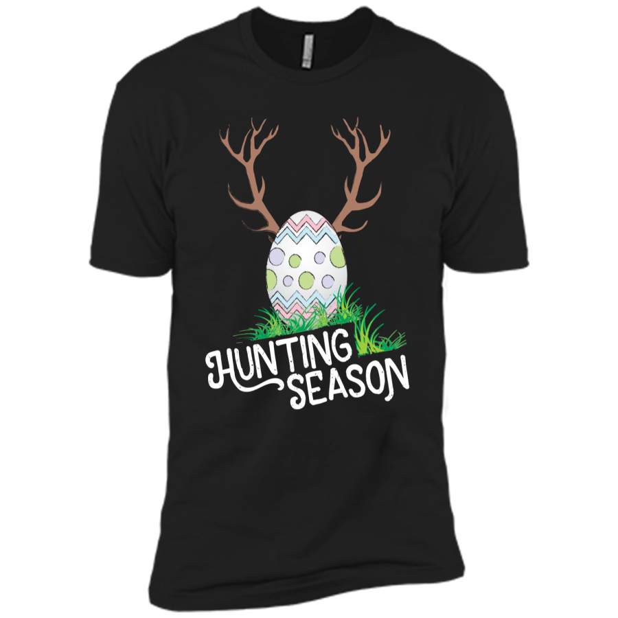 Easter Egg Hunt Hunting Season Funny T-Shirt Next Level Premium Short Sleeve Tee