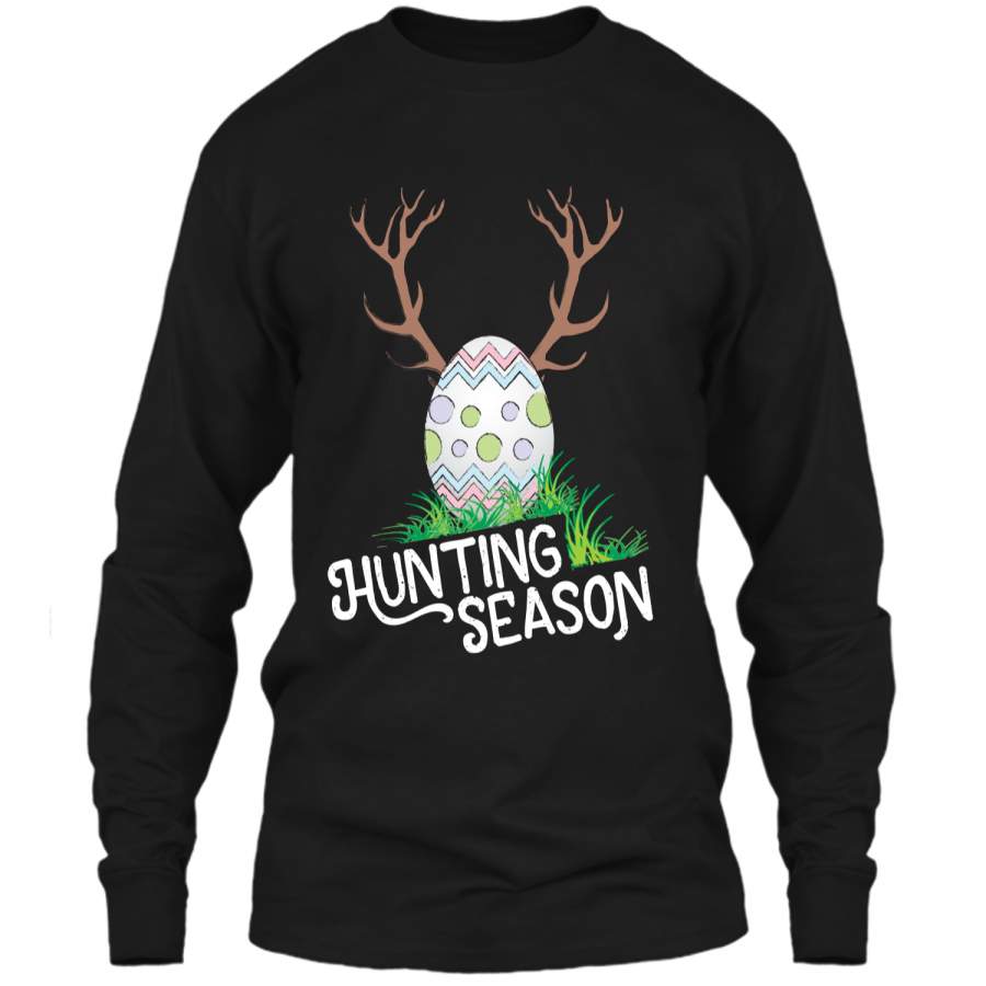 Easter Egg Hunt Hunting Season Funny T-Shirt LS Ultra Cotton Tshirt