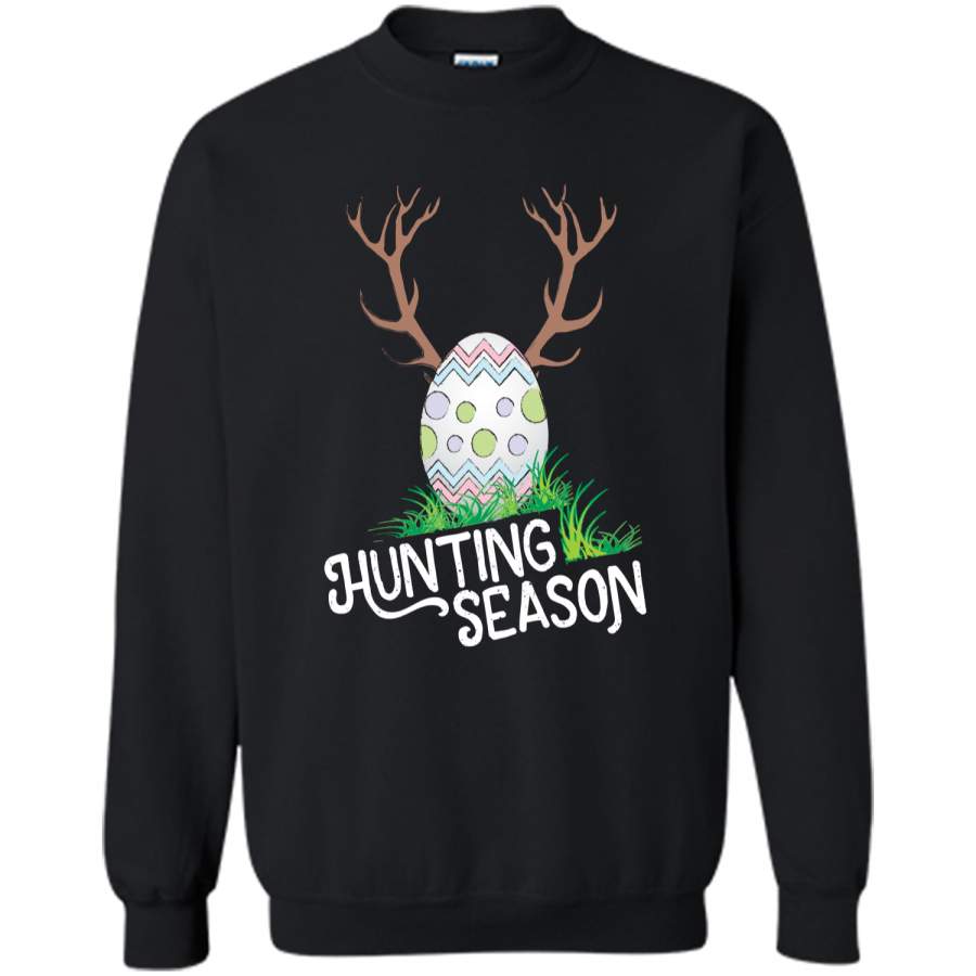 Easter Egg Hunt Hunting Season Funny T-Shirt Printed Crewneck Pullover Sweatshirt 8 oz