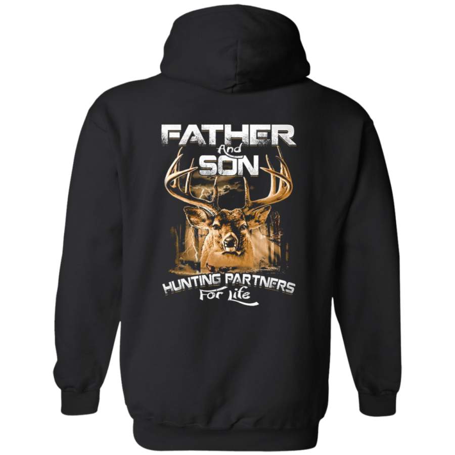 Father And Son Hunting Partners G185 Gildan Pullover Hoodie 8 oz.