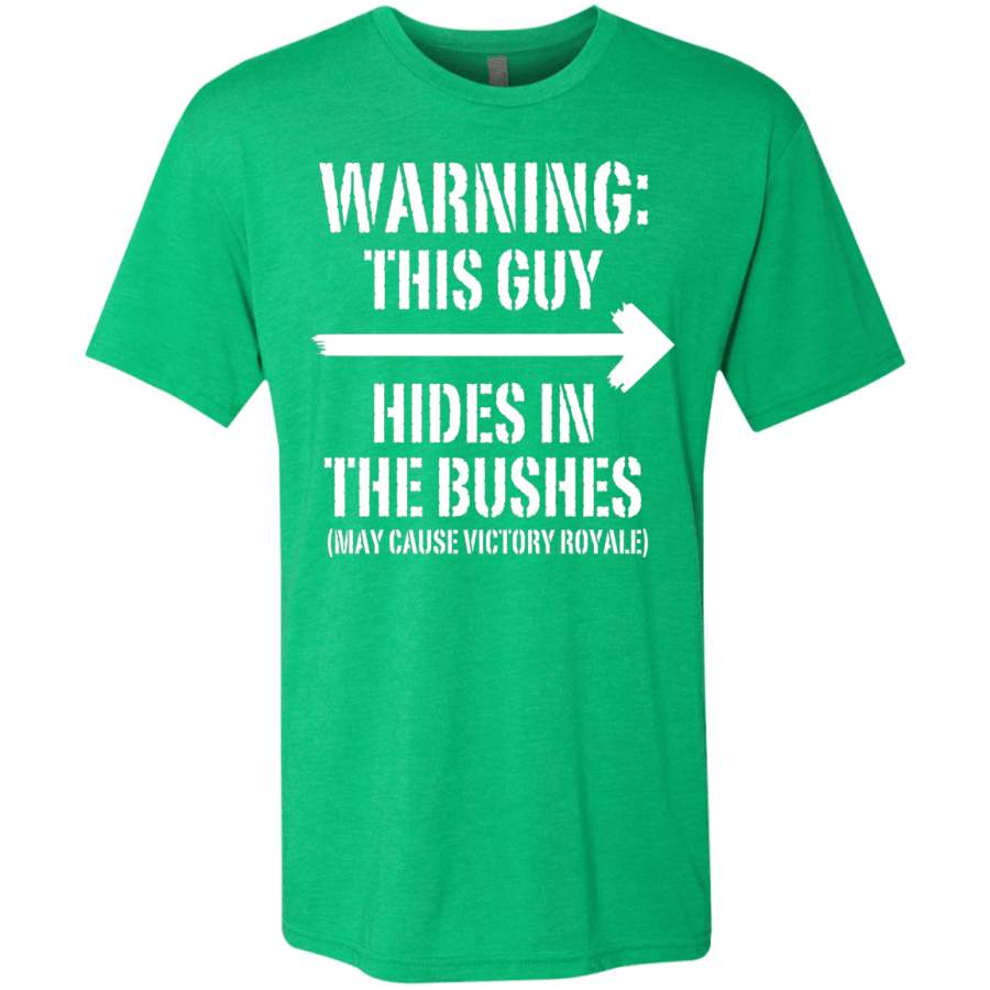 Fortnite Bushes Men’s Triblend T-Shirt