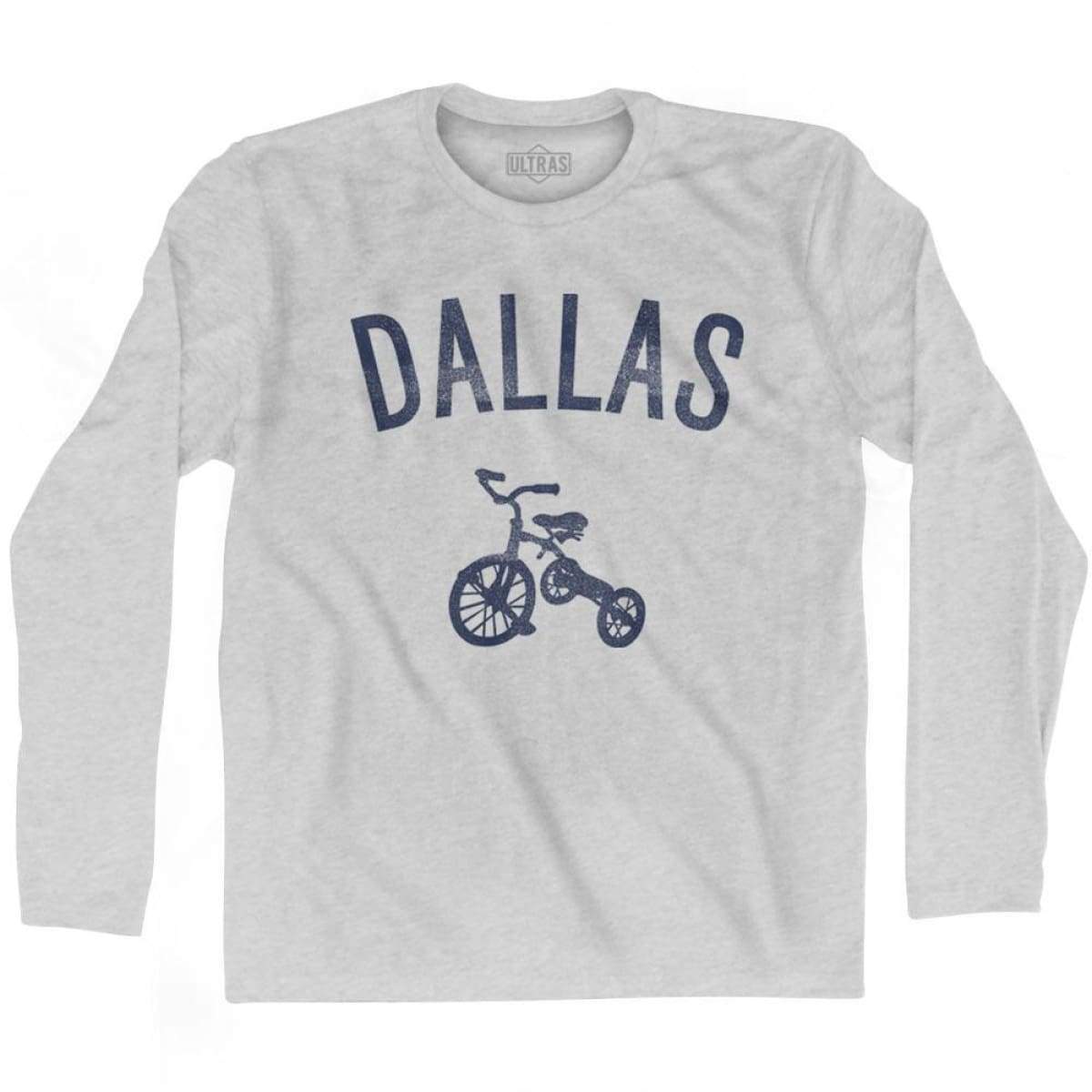 Dallas City Tricycle Adult Cotton Long Sleeve T-shirt