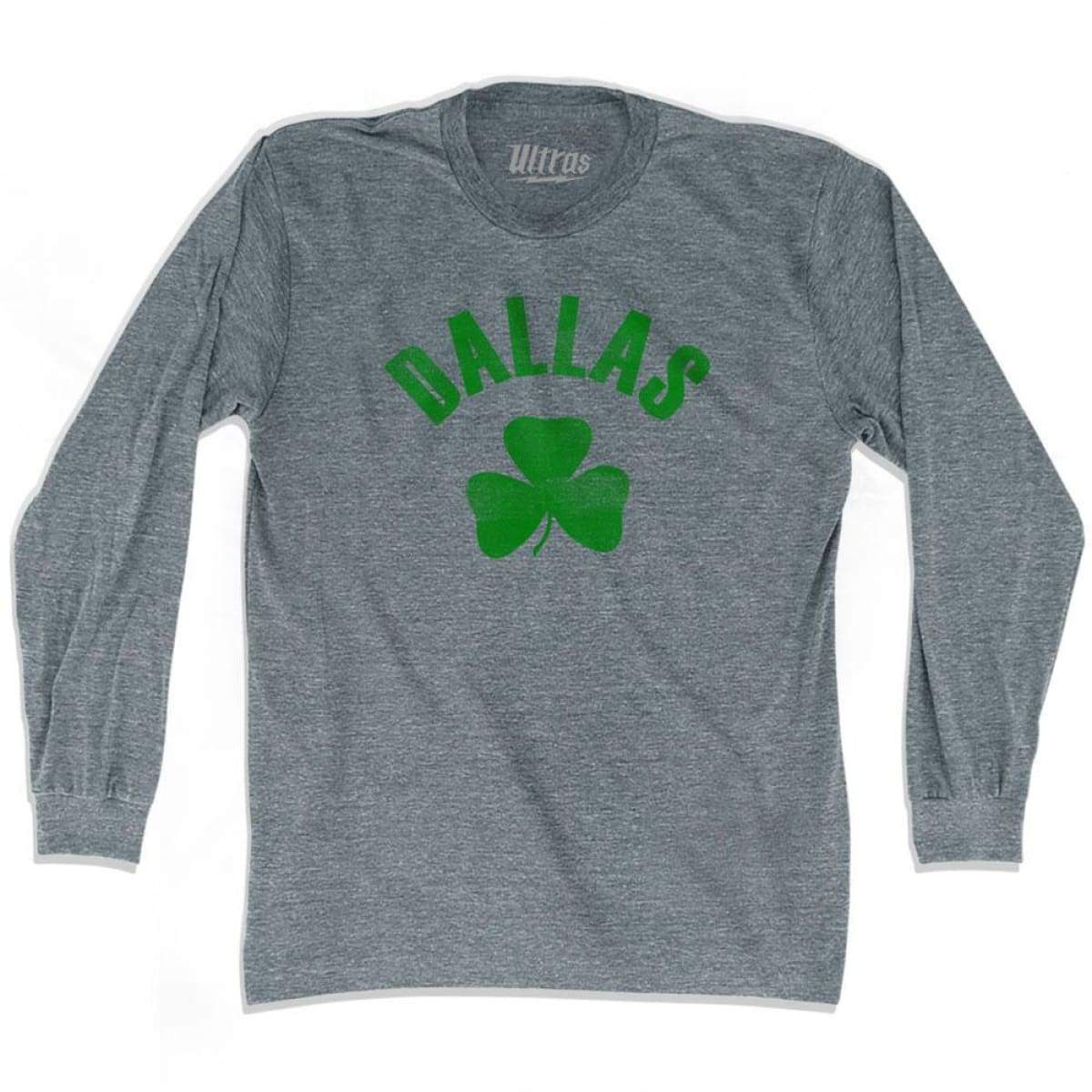 Dallas Shamrock Tri-Blend Long Sleeve T-shirt