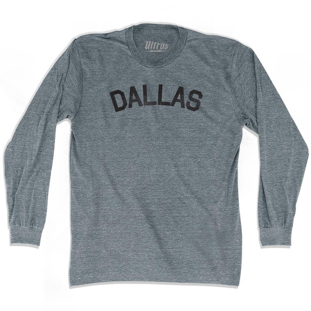 Dallas Adult Tri-Blend Long Sleeve T-shirt