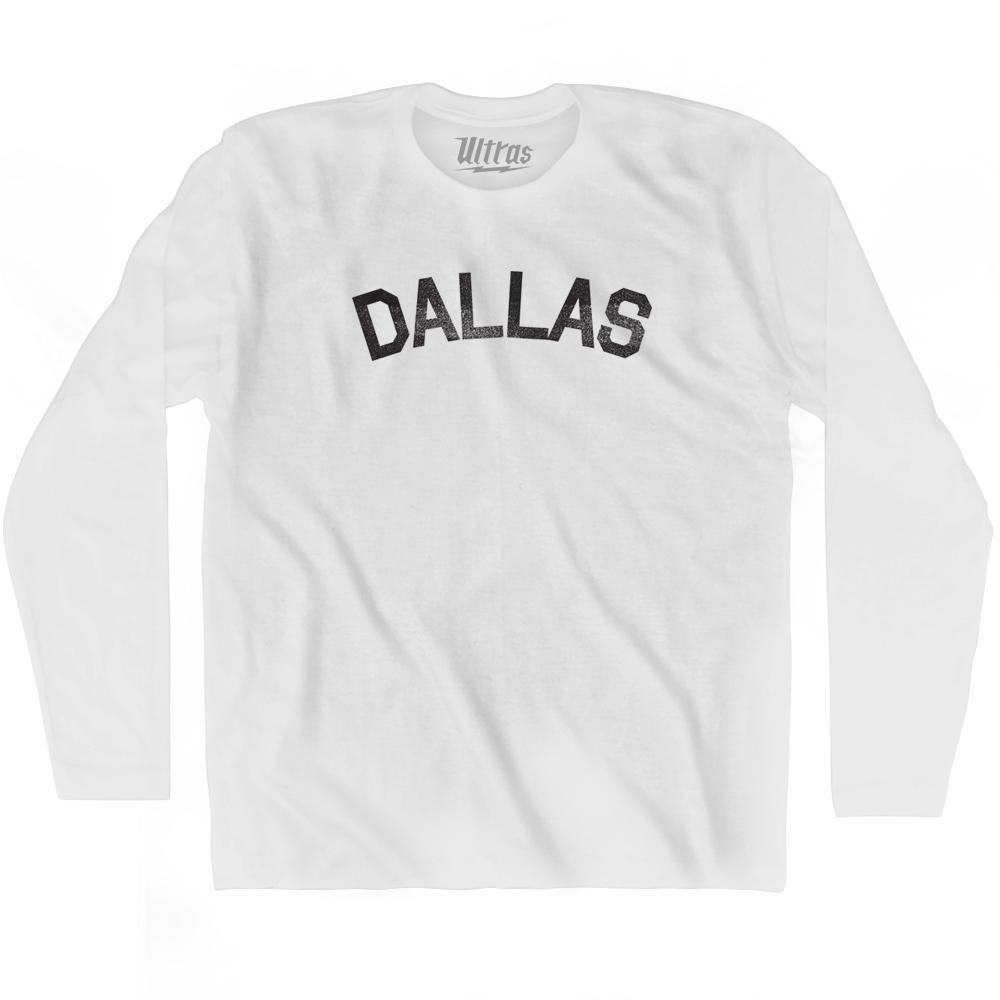 Dallas Adult Cotton Long Sleeve T-shirt