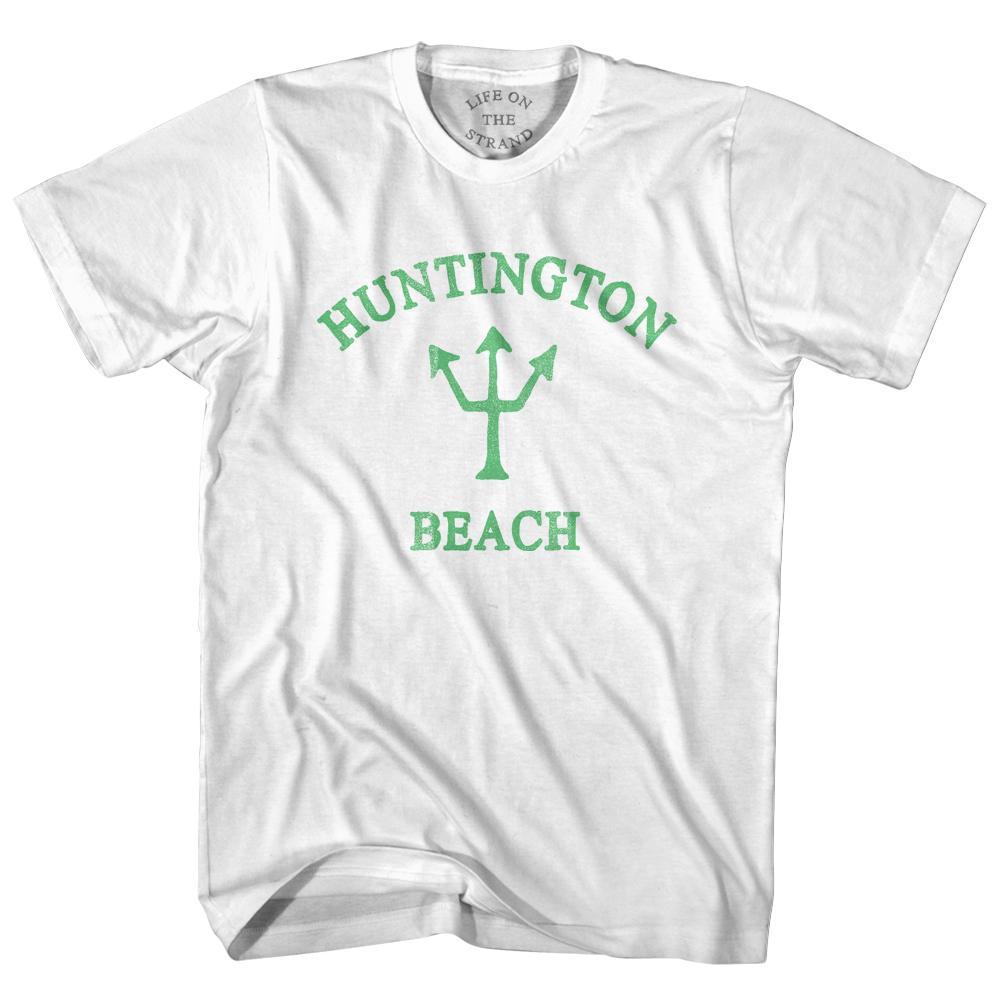 California Huntington Beach Emerald Art Adult Cotton T-Shirt