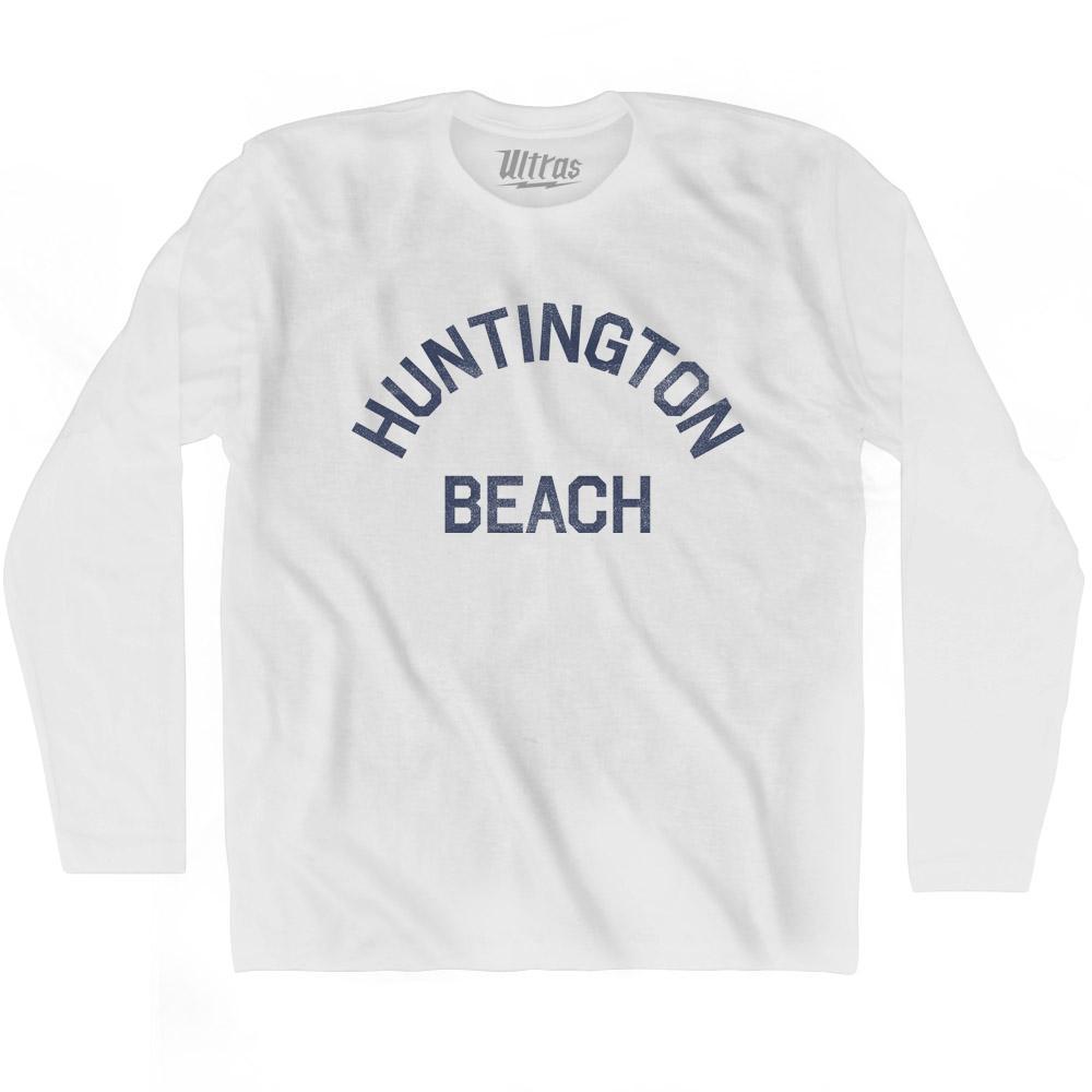 California Huntington Beach Adult Cotton Long Sleeve Vintage T-shirt