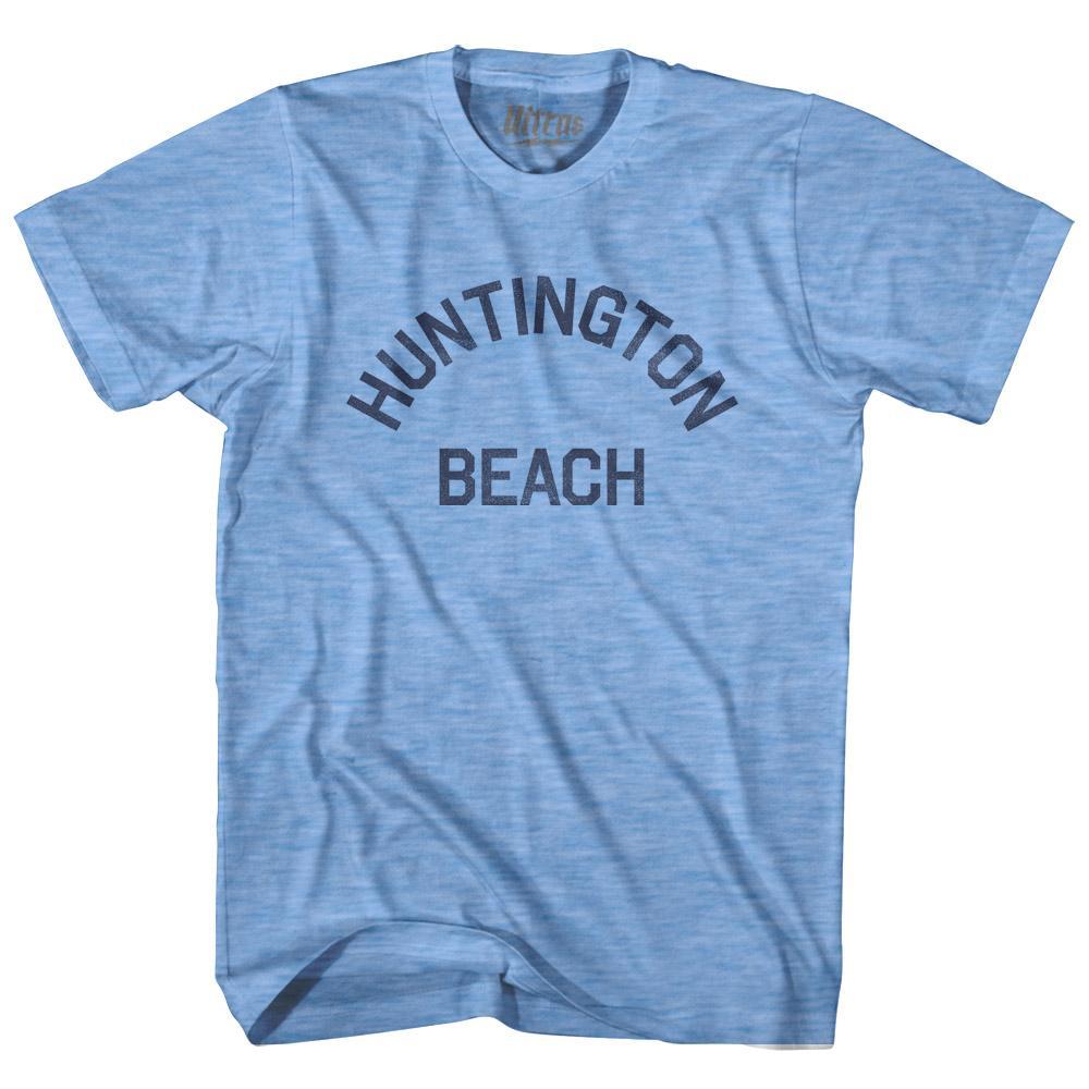 California Huntington Beach Adult Tri-Blend Vintage T-shirt