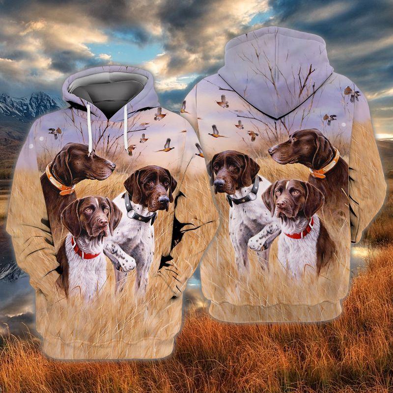 Dog Hunting 3D Shirts