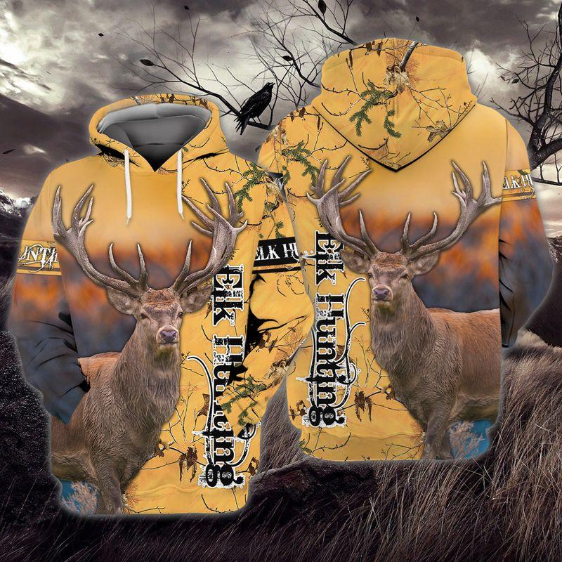 Elk Hunting 3D Shirts