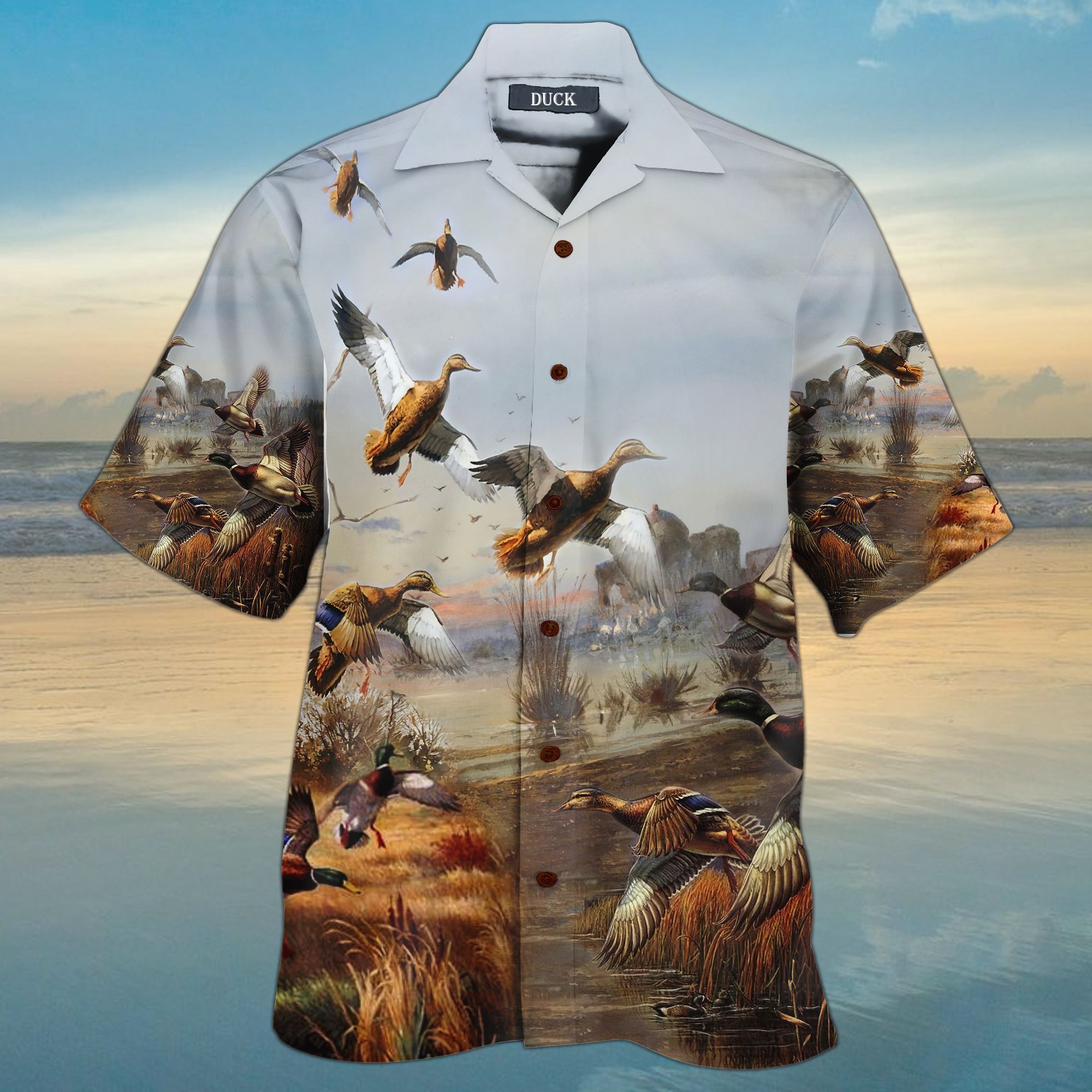 Duck Hunting 3D All Over Printed Hawaiian Shirt And Short