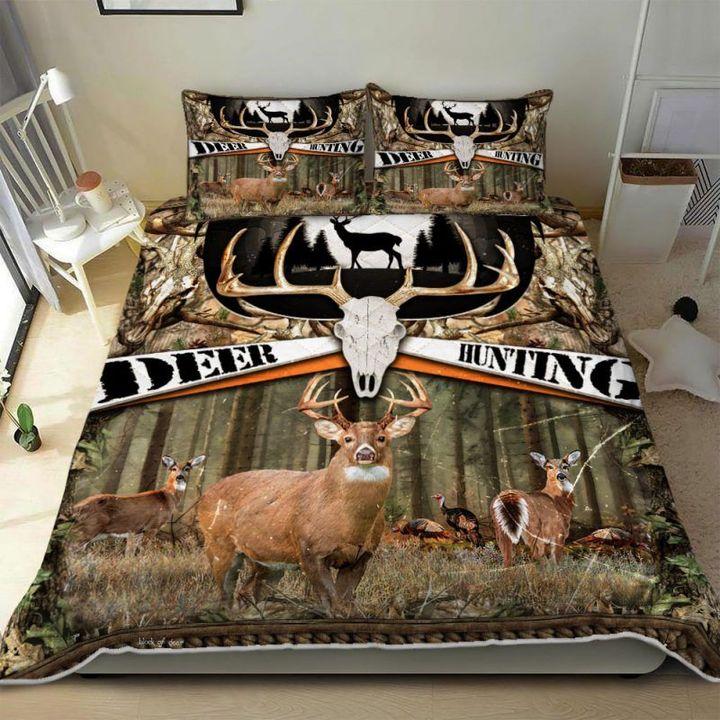 Apayprint- Deer Hunting 3D All Over Printed Quilt Bed Sets