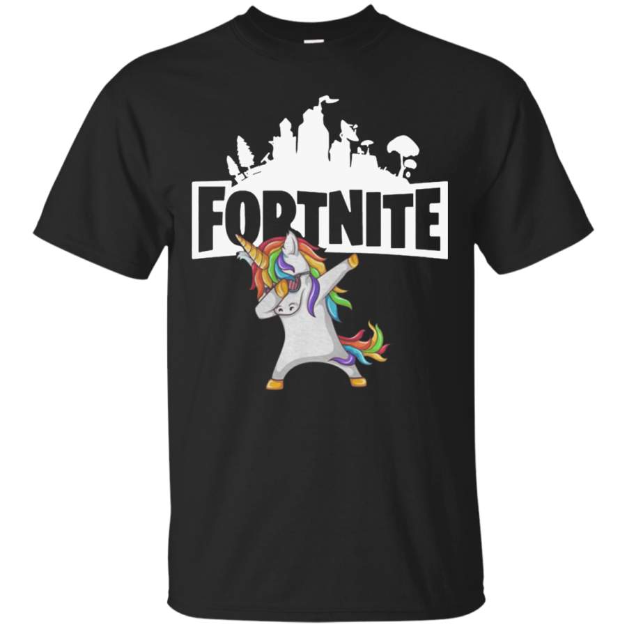 AGR Fantastic Unicorn Dadbing Fortnite Battle Royale shirt Cotton t shirt