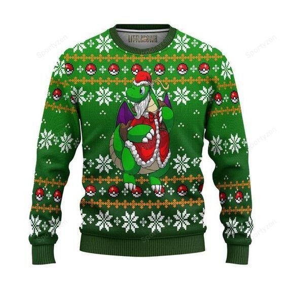 Dragonite Pokemon Merry Chirstmas Sweater #Kv