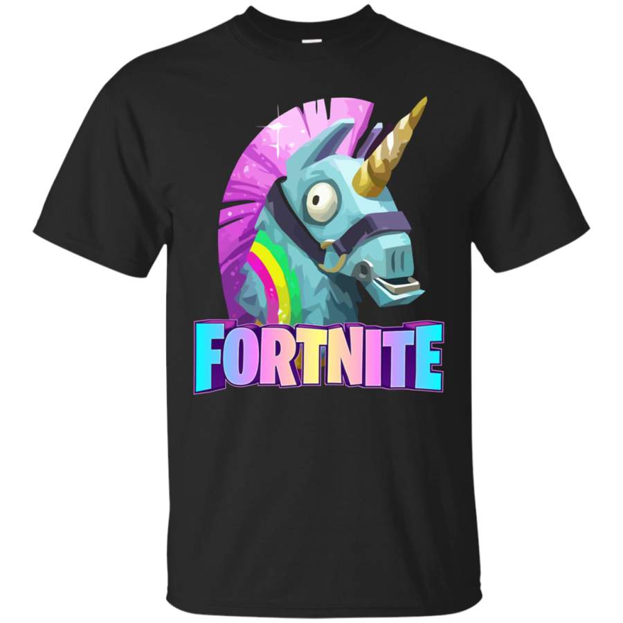 AGR Fortnite Battle Royale Unicorn shirt Cotton t shirt