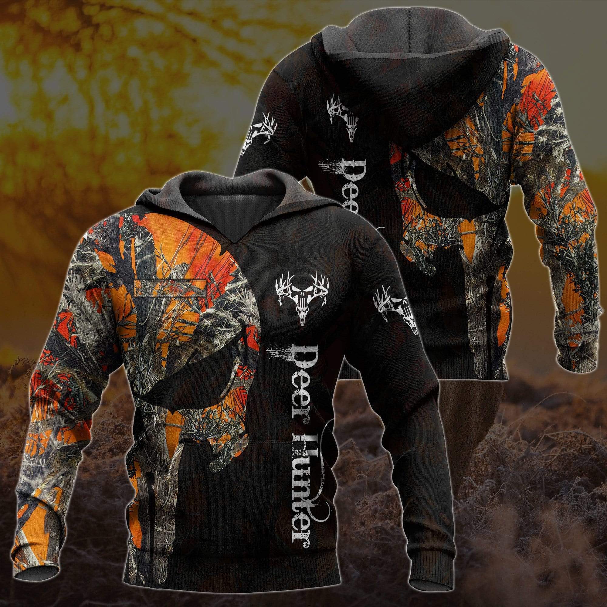 Amazing Deer Hunting Hoodie 3D