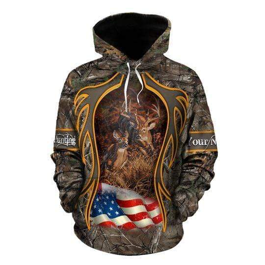 Deer Hunting A Country Girls ?American Flag Hoodie Or Legging #H