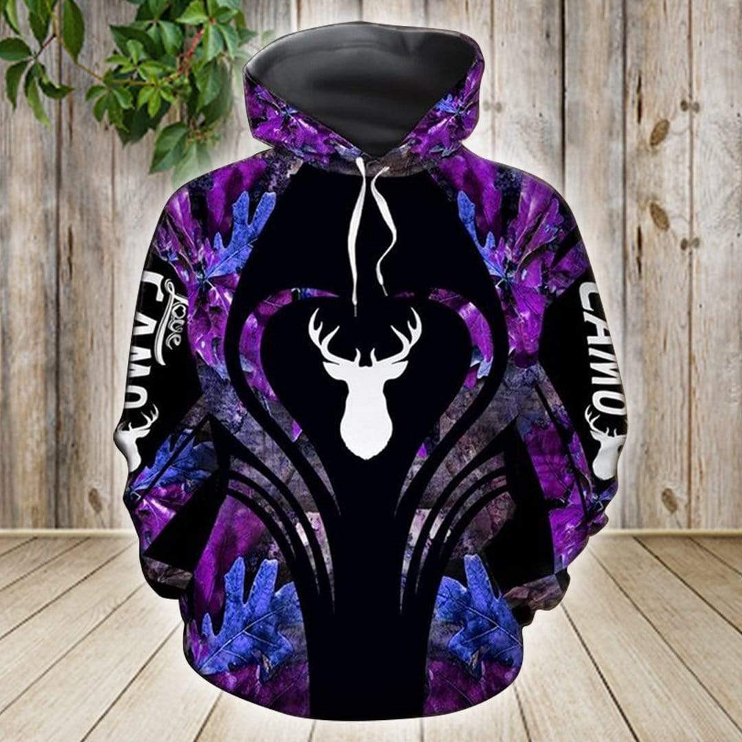 Deer Hunting Love Camo Hoodie Or Legging #H