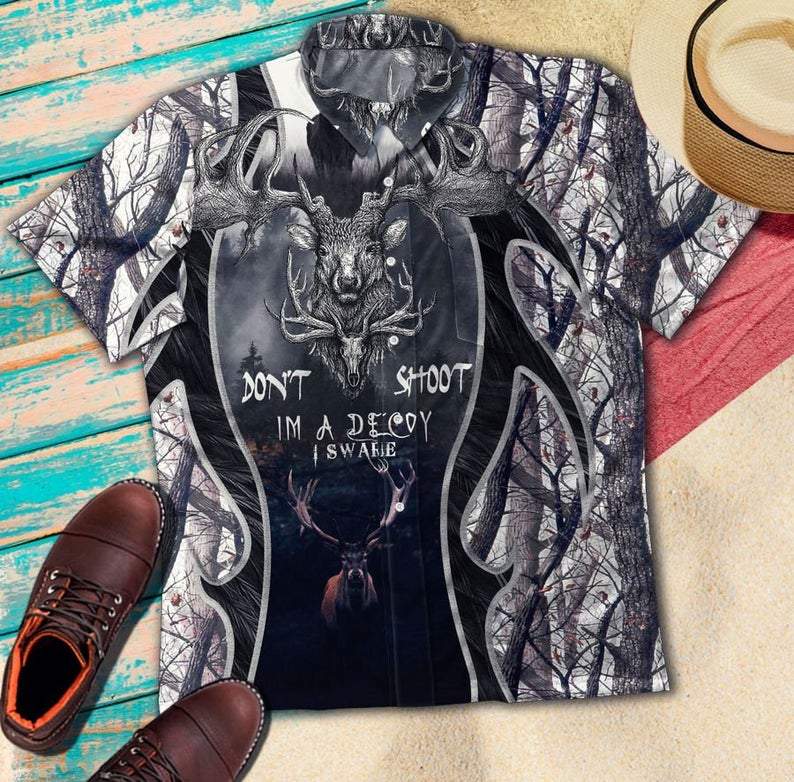 Deer Hunting forest Hawaiian Shirts #KV