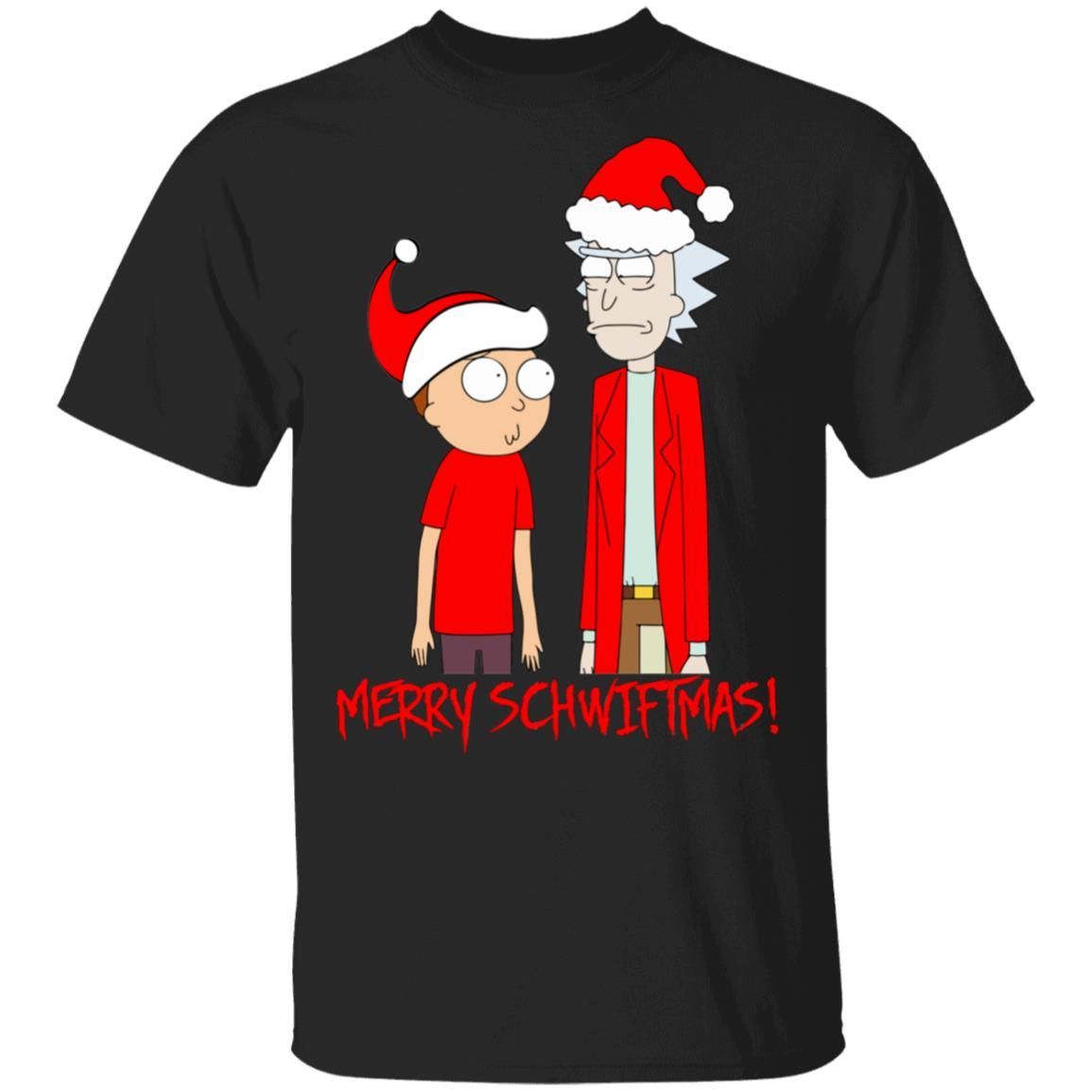 Rick And Morty Merry Schwiftmas Christmas Sweatshirt