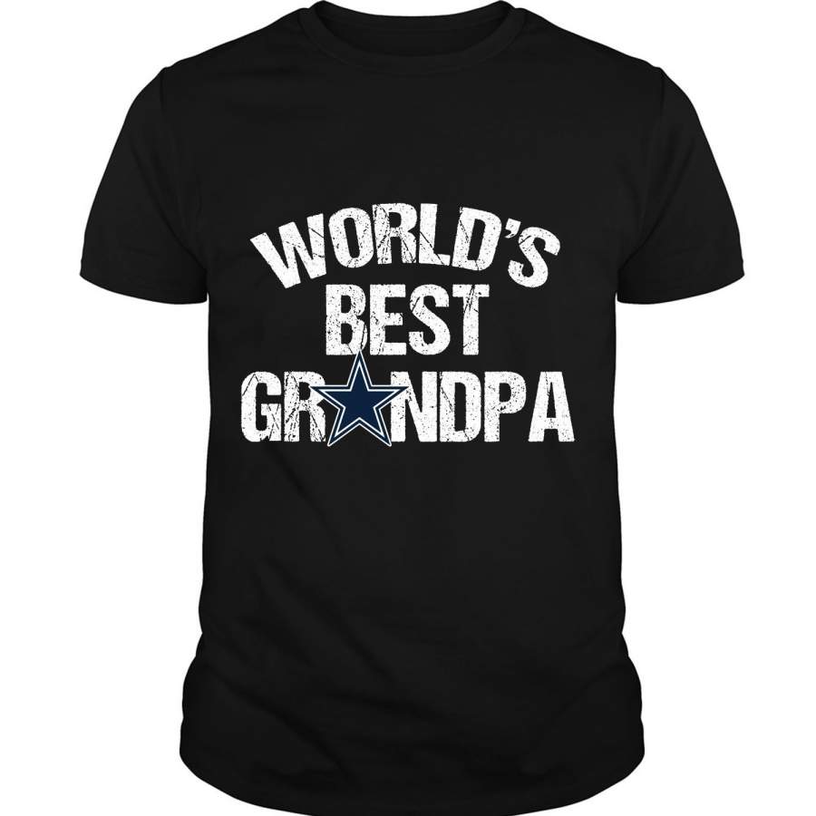 Dallas Cowboys T Shirt, World’s Best Grandpa T Shirt