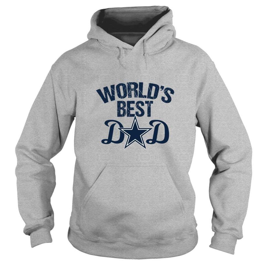 Dallas Cowboys T Shirt, Dallas Cowboys World?s Best Dad T Shirt – Hoodie