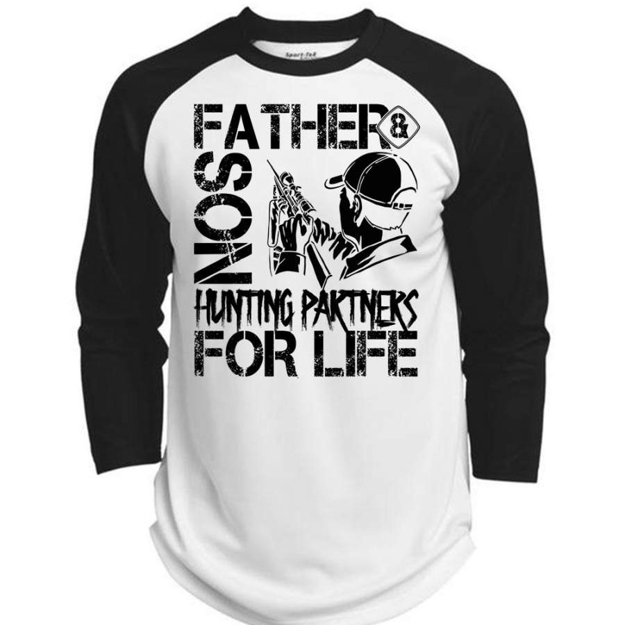 Father And Son Hunting Partners T Shirt, I Love Papa T Shirt, Awesome T-Shirts (Polyester Game Baseball Jersey)