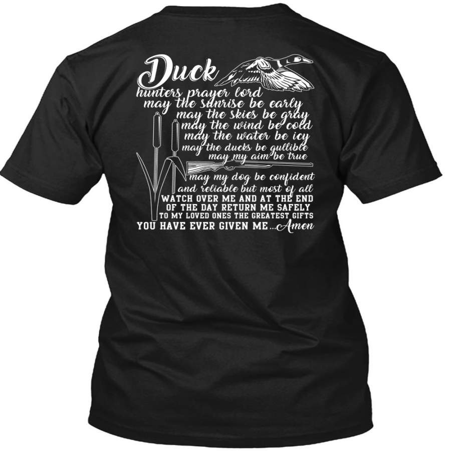 Duck Hunter Prayer Lord T Shirt, I Love Hunting T Shirt