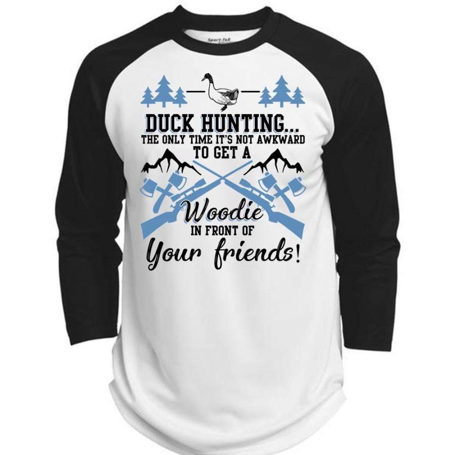 Duck Hunting T Shirt, I Love Hunting T Shirt, Awesome T-Shirts (Polyester Game Baseball Jersey)