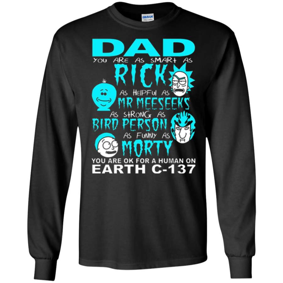 AGR Dad Rick funny t shirt Rick and Morty Ultra Cotton shirt