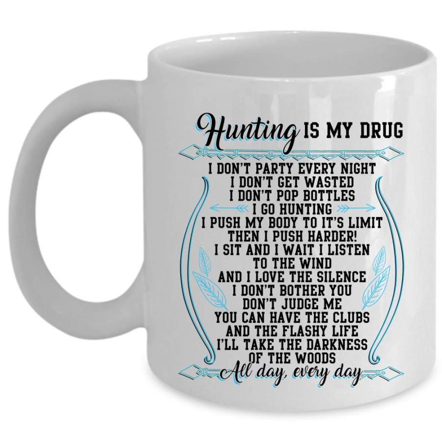 Cool Gift For Hunter Coffee Mug, I Love Hunting Cup