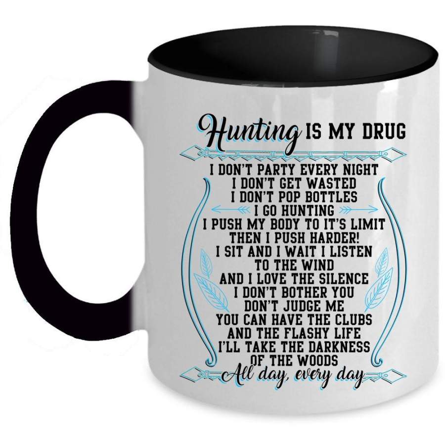 Cool Gift For Hunter Coffee Mug, I Love Hunting Accent Mug