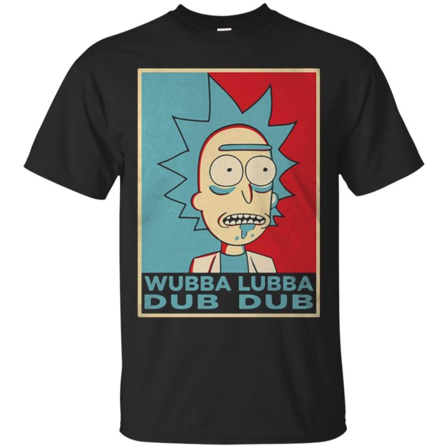 AGR NEW Rick and Morty wubba lubba dub dub schwifty T shirt