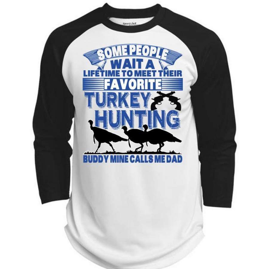 Favorite Turkey Hunting T Shirt, I Love Hunting T Shirt, Awesome T-Shirts (Polyester Game Baseball Jersey)