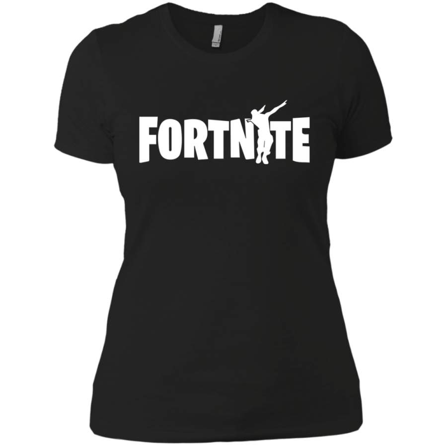 AGR Fortnite Dabbing Emote NL3900 Next Level Ladies’ Boyfriend T-Shirt