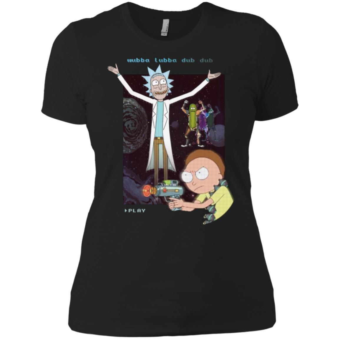 Rick And Morty Retro Video Game Women T-Shirt