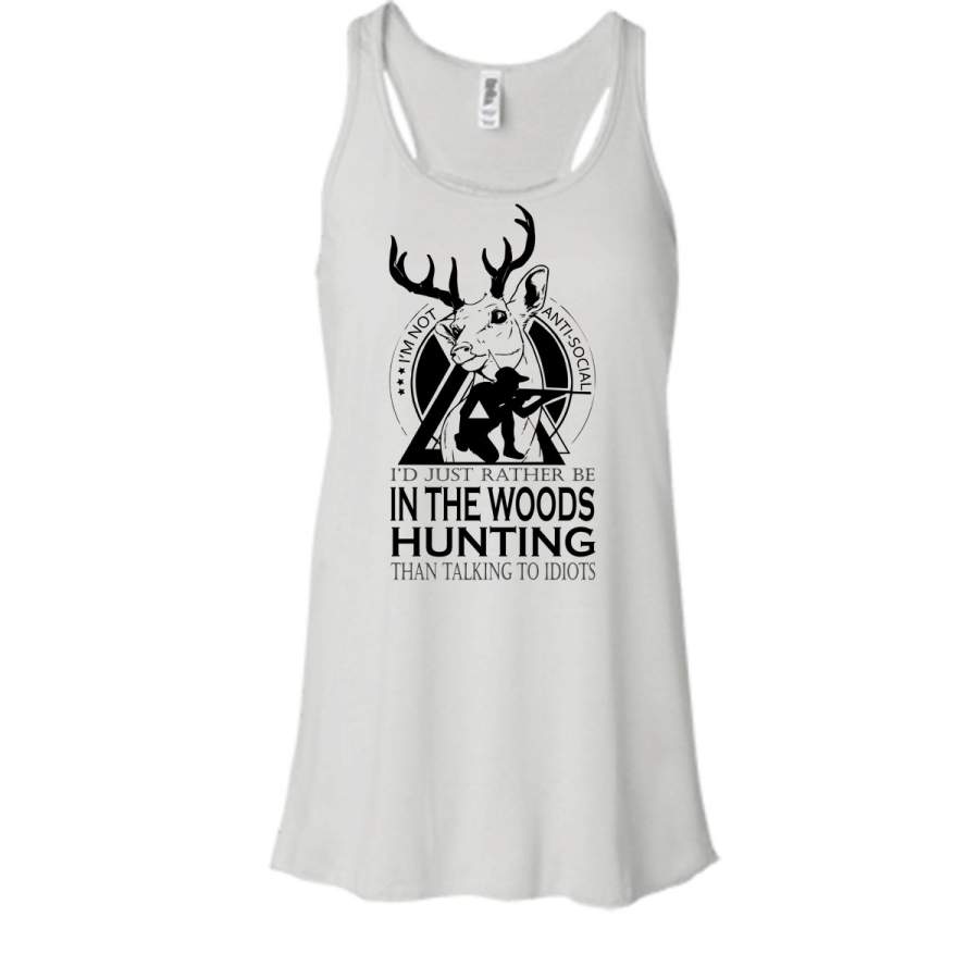 Be In The Woods Hunting Shirt, Talking To Idiots Shirt