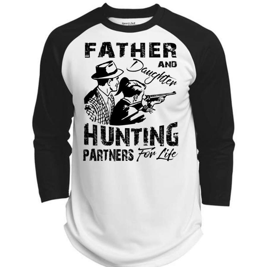 Father And Daughter Hunting Partners For Life T Shirt, Sport T Shirt (Polyester Game Baseball Jersey)