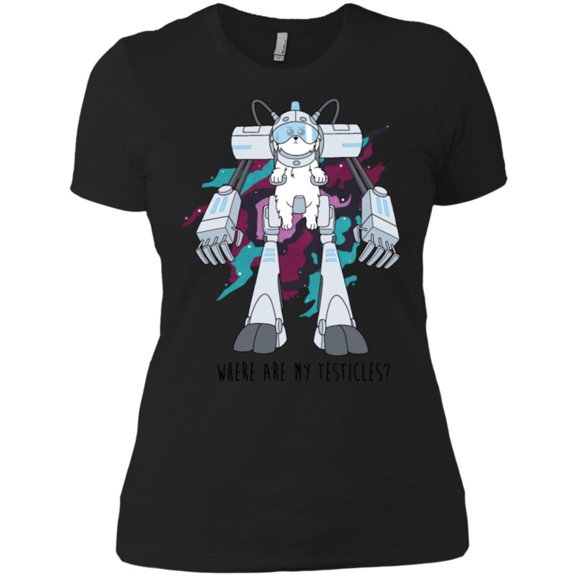 Rick And Morty Snuffles Funny Women T-Shirt