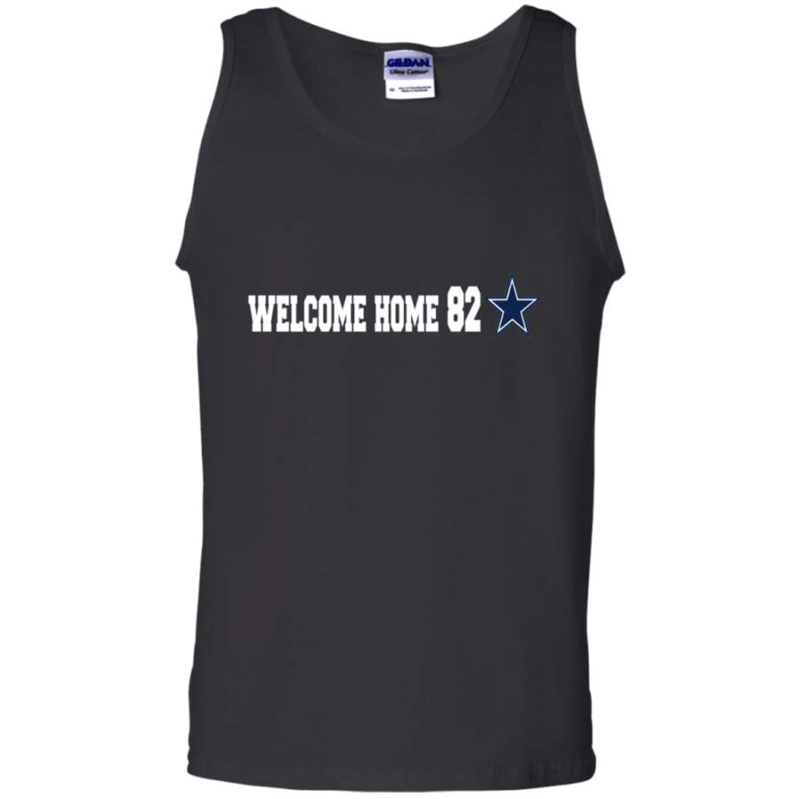 AGR Welcome Home 82 Dallas Cowboys Shirt G220 Gildan 100% Cotton Tank Top