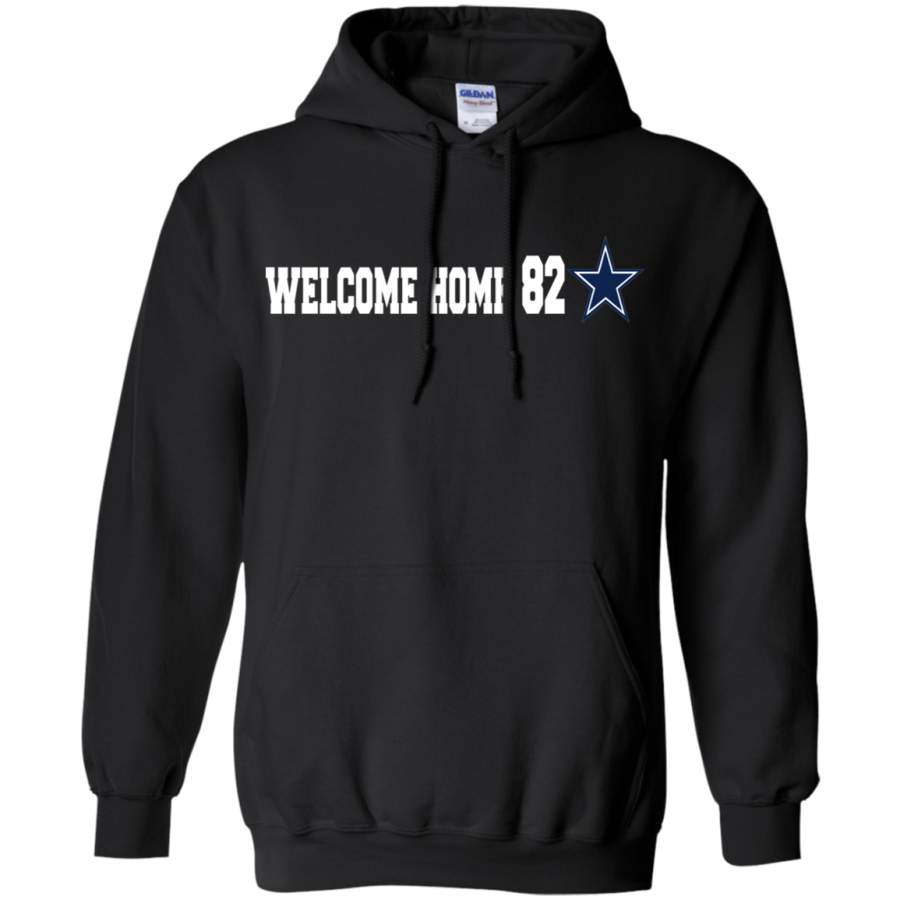 AGR Welcome Home 82 Dallas Cowboys Shirt G185 Gildan Pullover Hoodie 8 oz.