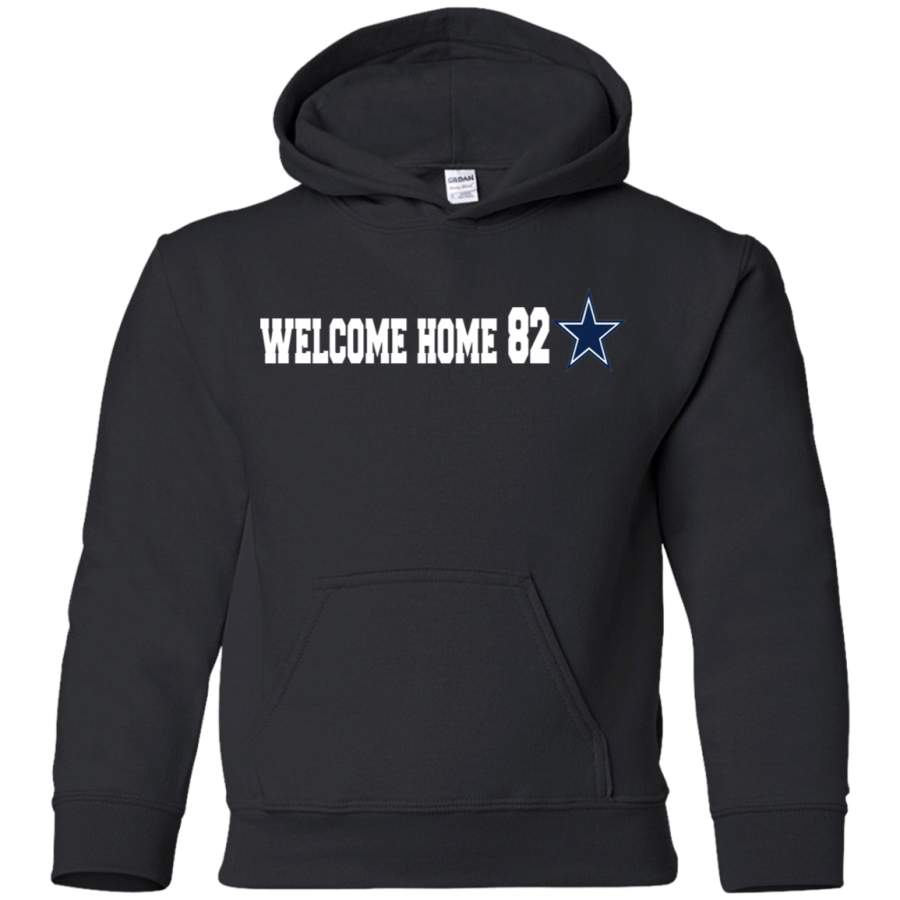 AGR Welcome Home 82 Dallas Cowboys Shirt G185B Gildan Youth Pullover Hoodie