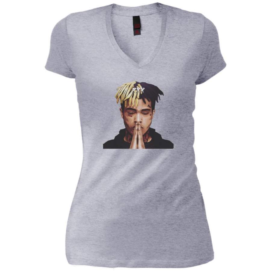 AGR Rip xxxtentacion Shirt V-Neck