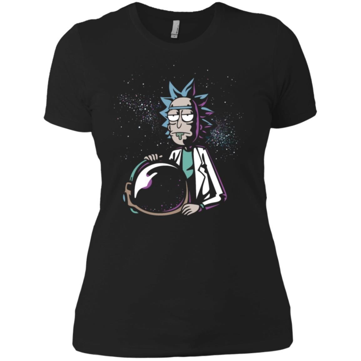 Rick And Morty Astronaut Helmet Women T-Shirt