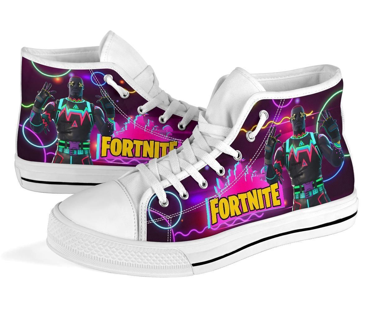 Fortnite Sneakers High Top Shoes Gamer High Top Shoes VA95