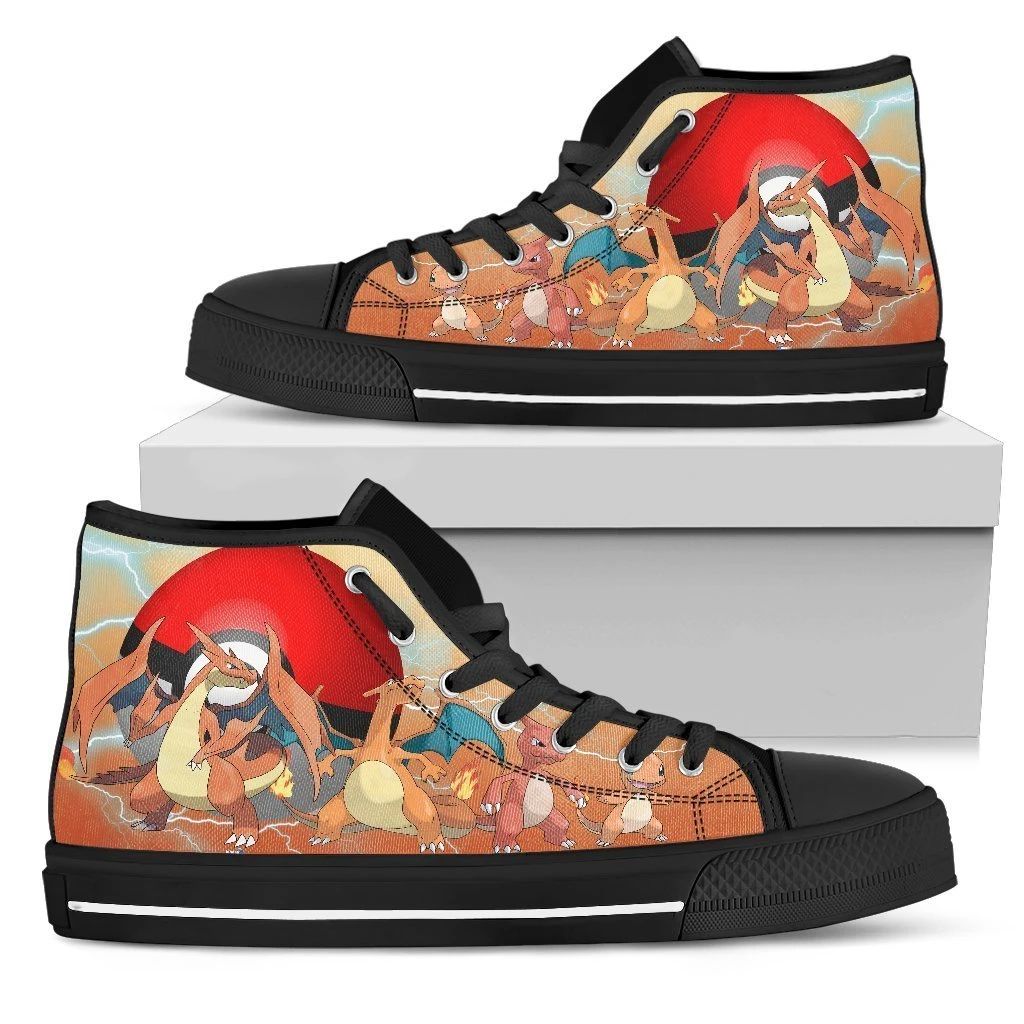 Charizard Sneakers Pokemon High Top Shoes Fan Gift High Top Shoes VA95