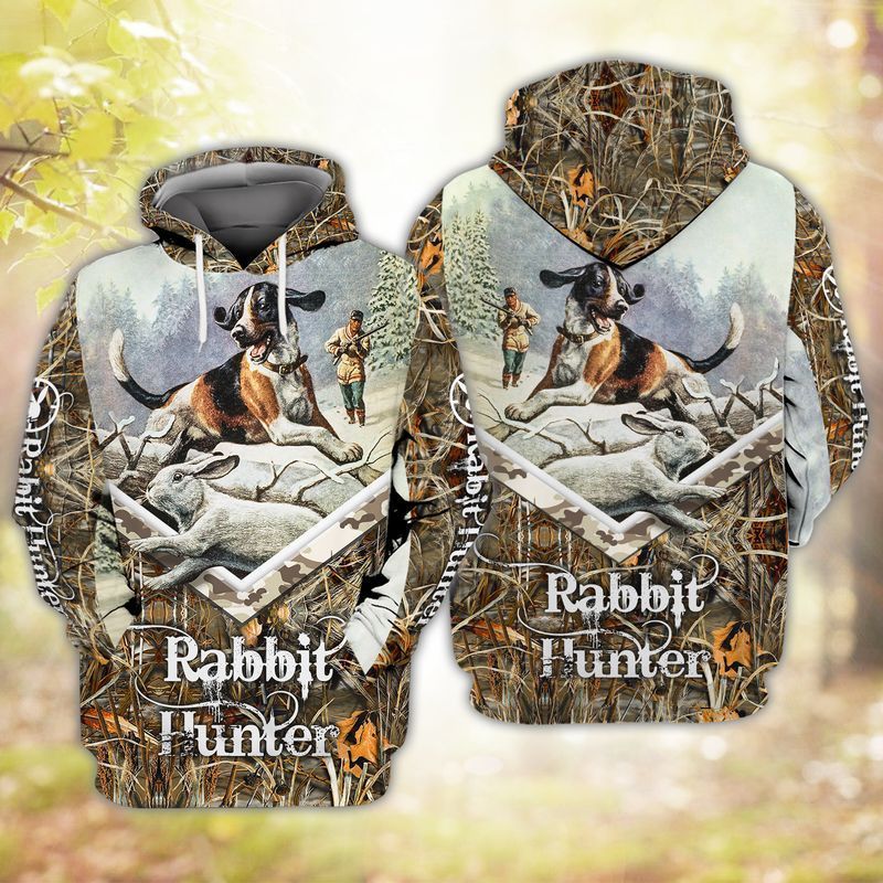 Beagle Hunting Rabbit Hunter For Men And Women 3D Hoodie Zip Hoodie Y97